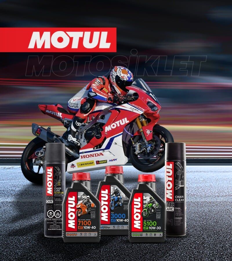Motul Motosiklet Bakım Ürünleri