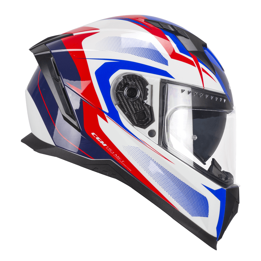 CGM 311 G Blast Sport Kapalı Motosiklet Kaskı Beyaz Mavi L