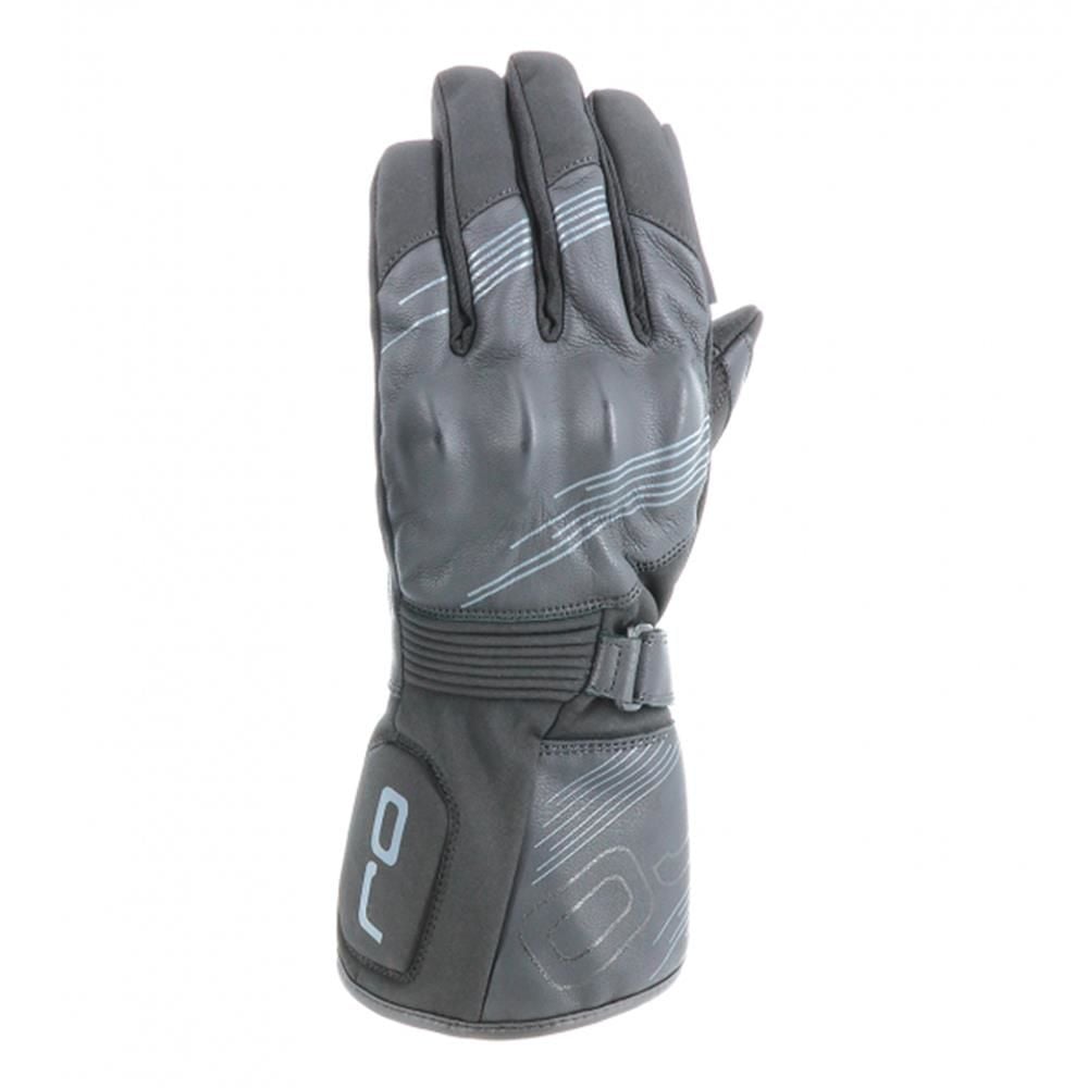 OJ Sleek Siyah Korumalı Uzun Racing Deri Eldiven 2XL