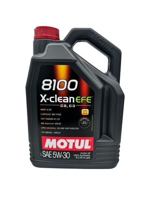 Motul 8100 X-Clean EFE 5W30 Motor Yağı 5 lt.