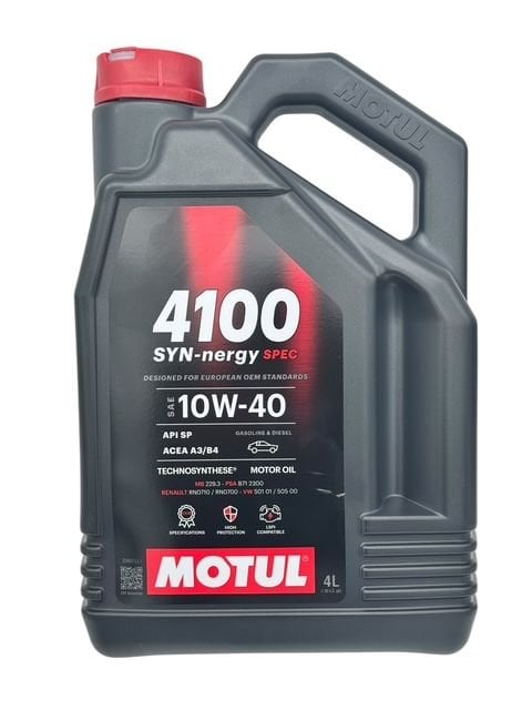 Motul 4100 Syn-nergy Spec 10W-40 Motor Yağı 4 lt.