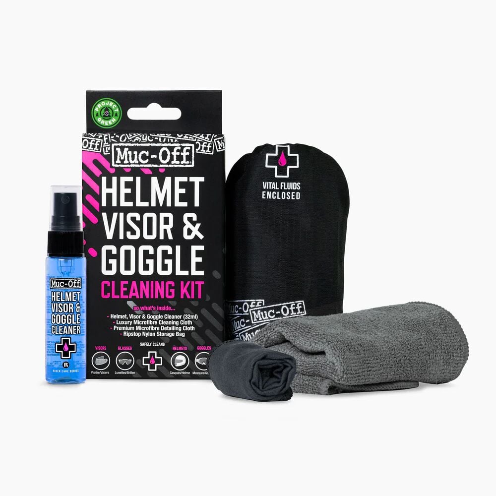 Muc-Off 20802 Kask Vizör ve Gözlük Temizleme Kiti V2