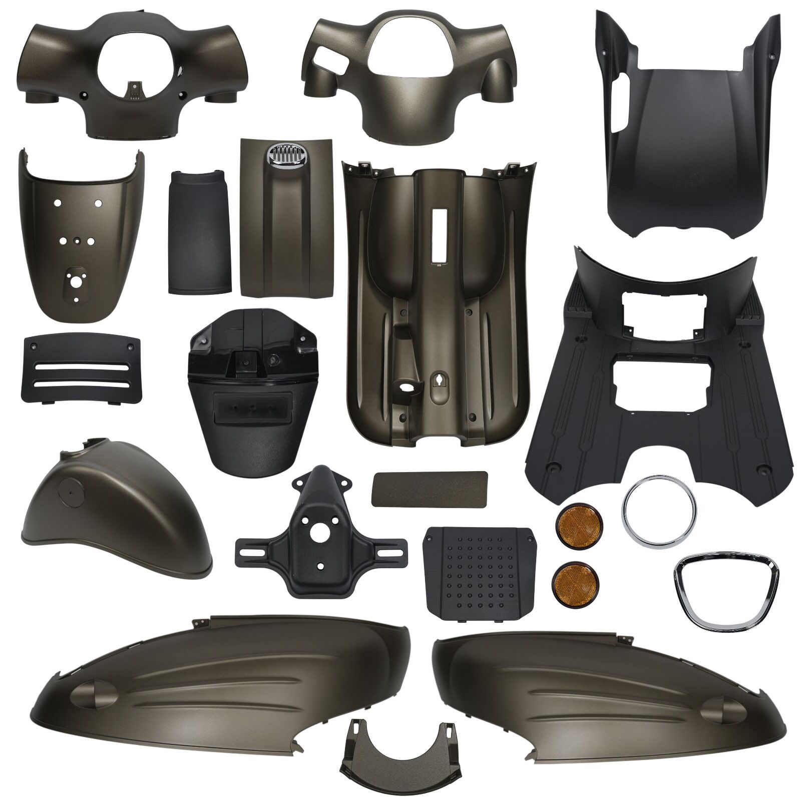 Mondial Turismo 50 Kaporta Seti Kahverengi