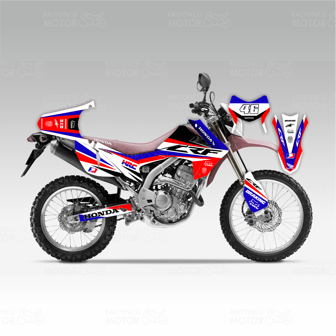Honda CRF 250 L HRC LINE Desing Sticker Set