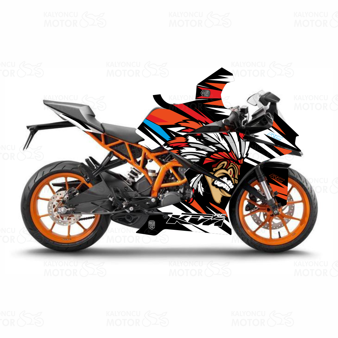 KTM RC 250 indian Chief Design Sticker Set (2014-2016)