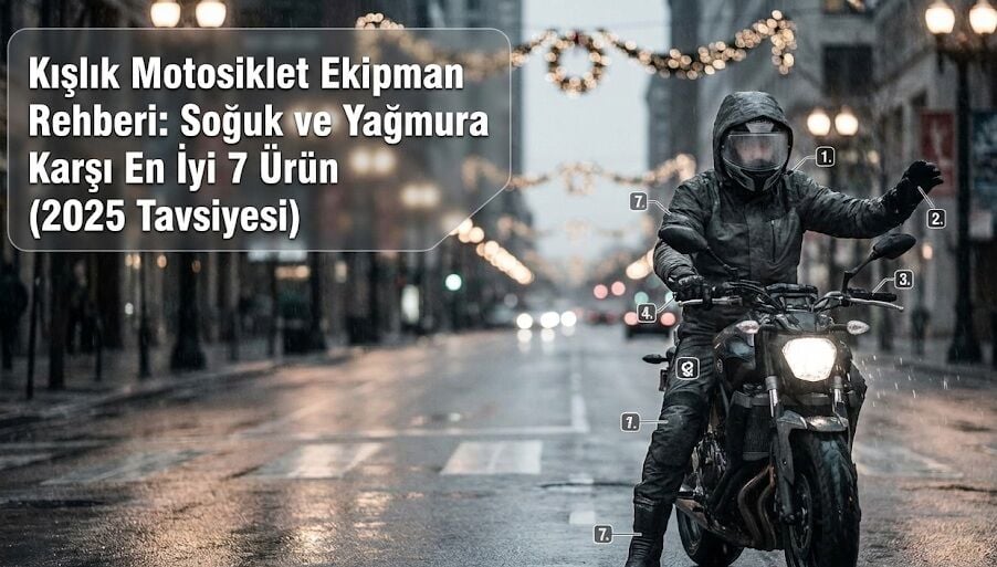 Kışın Motosiklet Kullanırken Üşümemek İçin En Etkili Ekipmanlar 2026 Kış Rehberi