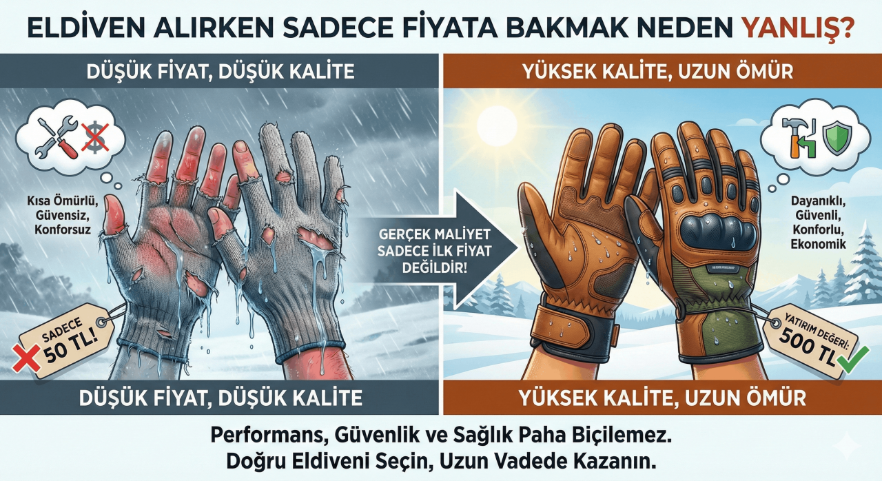 Eldiven Alırken Sadece Fiyata Bakmak Neden Yanlış?