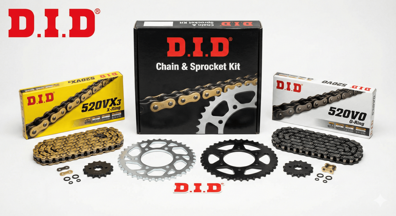 DID Motosiklet Zincir ve Zincir Dişli Setleri Hakkında Kapsamlı Rehber