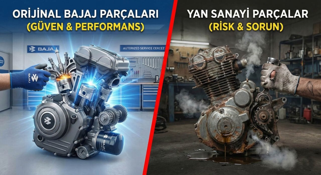 Bajaj Motosikletlerde Orijinal Parça Kullanmanın Önemi