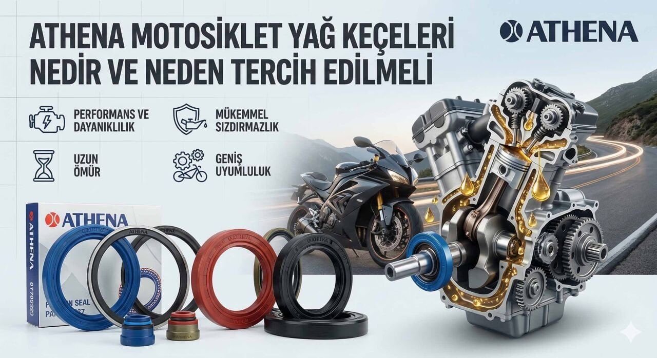 Athena Motosiklet Yağ Keçeleri Nedir ve Neden Tercih Edilmelidir.
