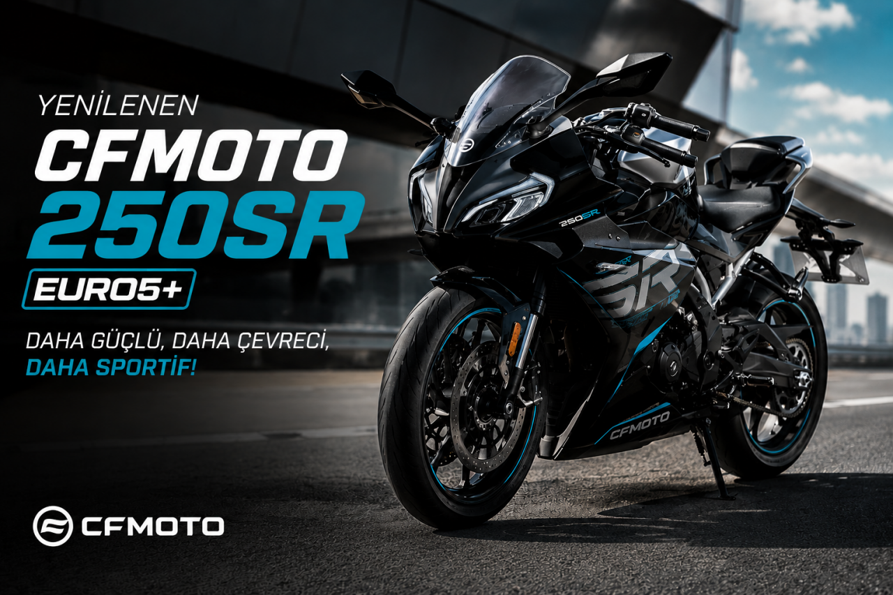 Yenilenen CF MOTO 250 SR Euro5+ Özellikleri ve Tasarımıyla Dikkat Çekiyor