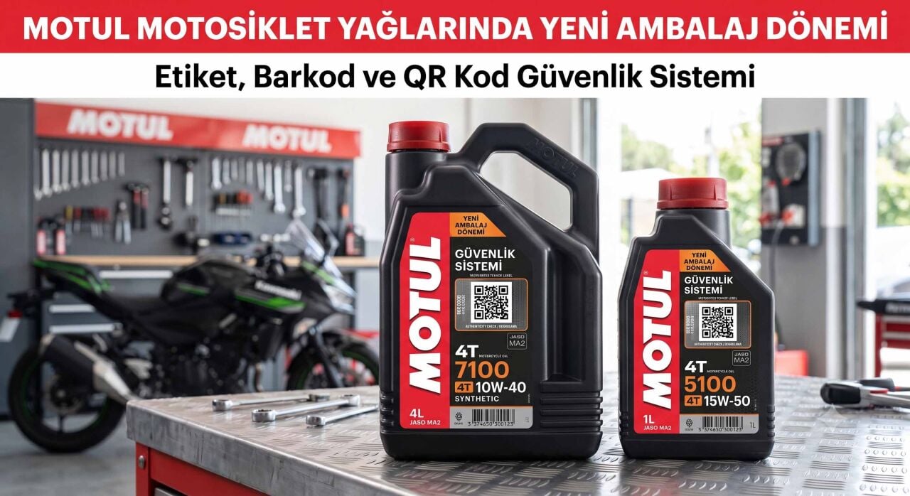 Motul Motosiklet Yağlarında Yeni Ambalaj Dönemi