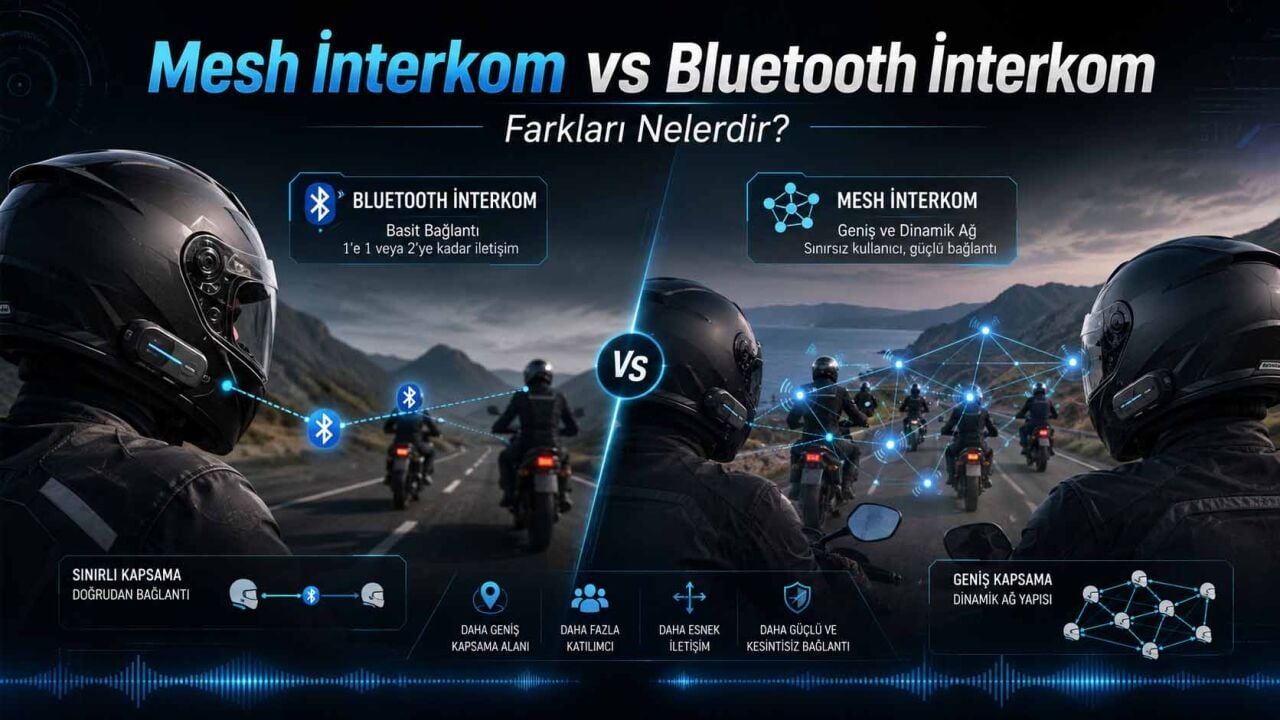 Mesh İnterkom Nedir? Bluetooth İnterkomdan Farkı Nelerdir?