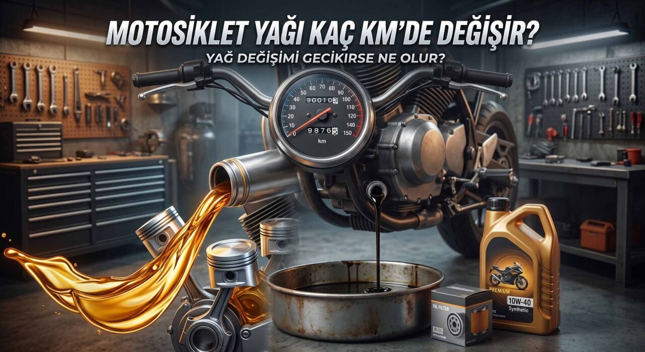 Motosiklet Yağı Kaç Km’de Değişir? Yağ Değişimi Gecikirse Ne Olur?