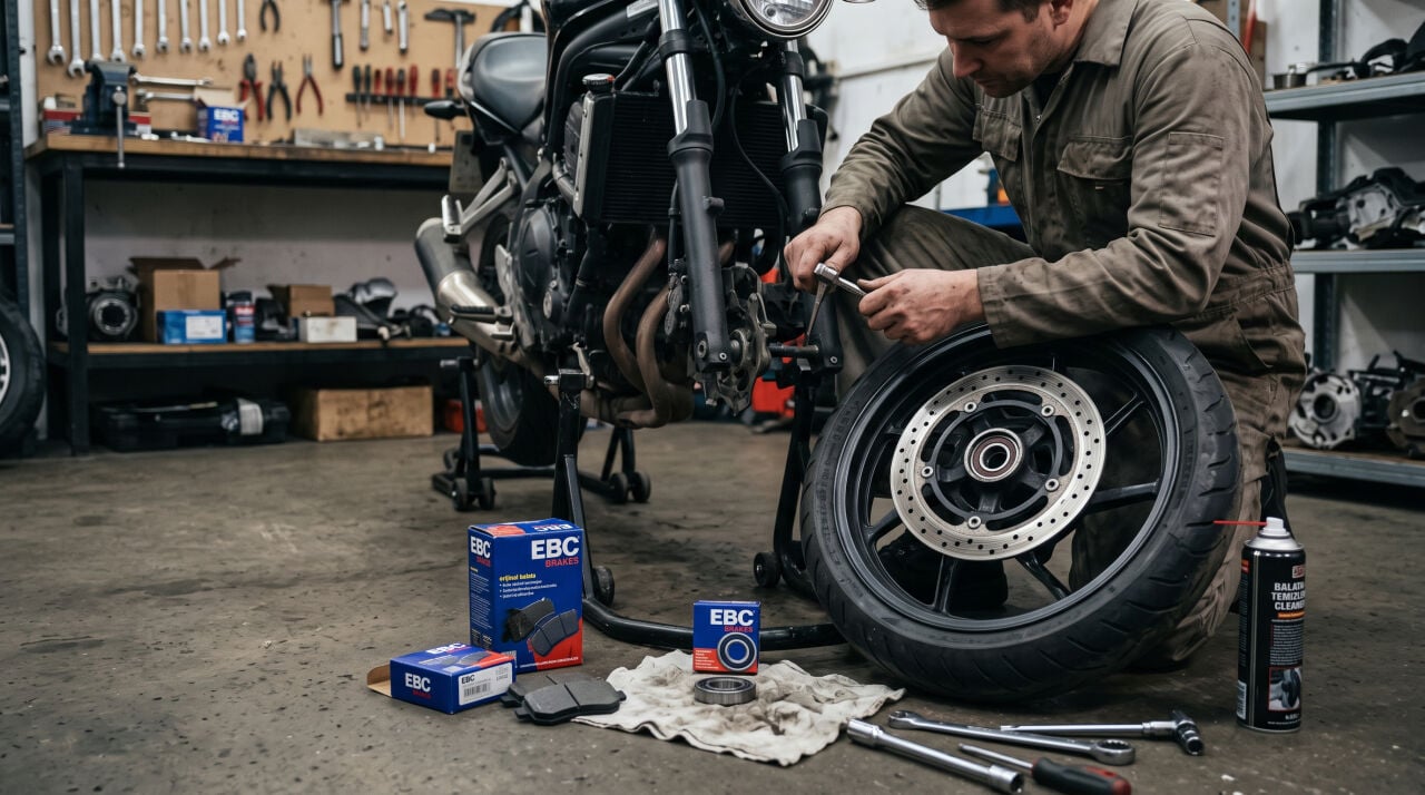 Motosikletten Gelen Sürtme ve Islık Sesi: Fren Balatası mı, Teker Rulmanı mı?