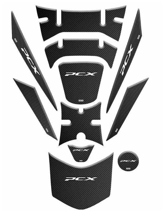 Honda PCX 125 2018 Tank Pad Sticker Seti 11 PCS-002