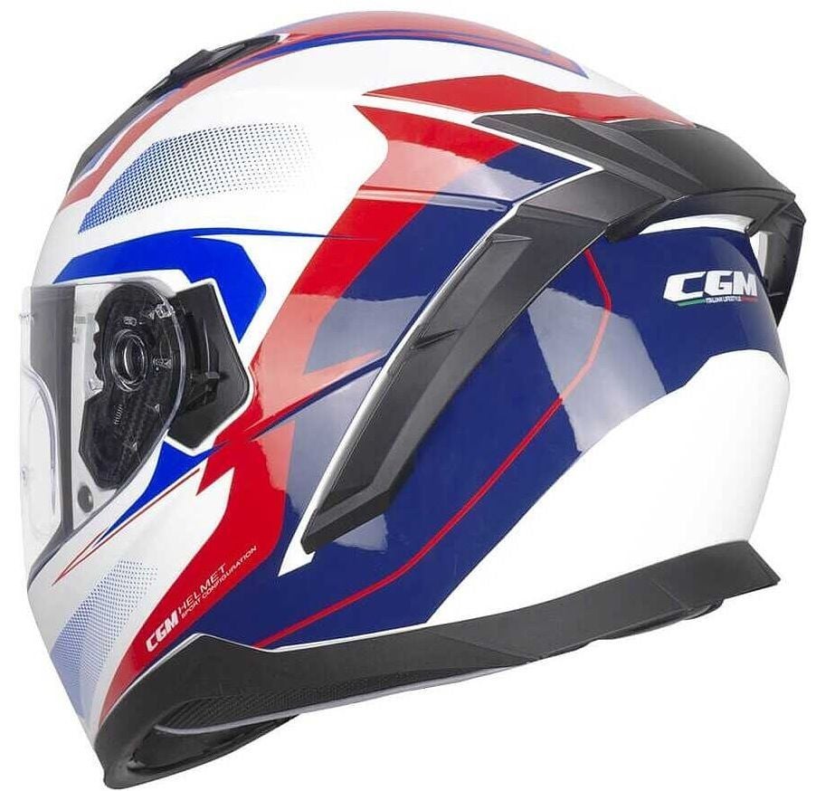 CGM 311 G Blast Sport Kapalı Motosiklet Kaskı Beyaz Mavi L