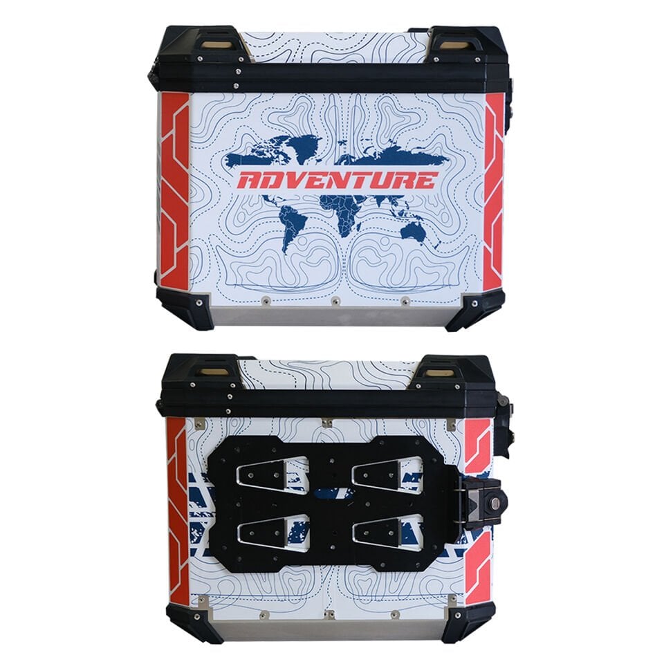 GP Kompozit DSN09 Üniversal 40 lt. x 2 Desenli Alüminyum Yan Çanta Seti