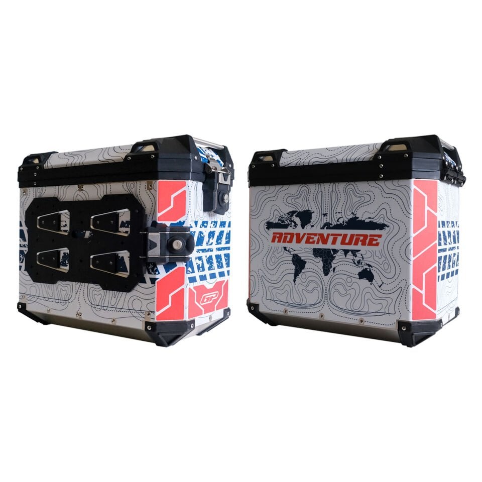 GP Kompozit DSN09 Üniversal 40 lt. x 2 Desenli Alüminyum Yan Çanta Seti