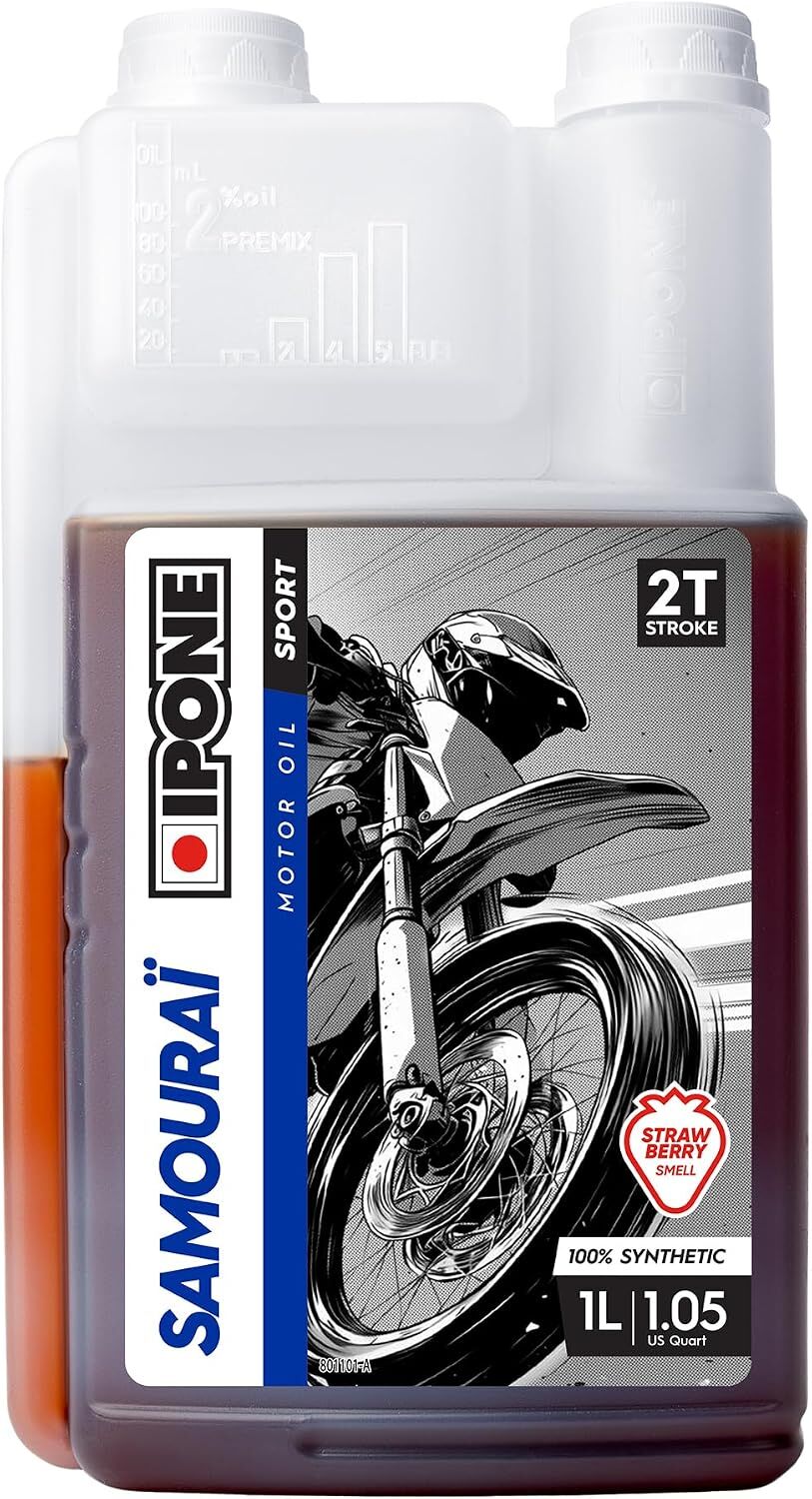 Ipone Samourai Racing Strawberry 1 lt. 2 Zamanlı Motosiklet Yağı