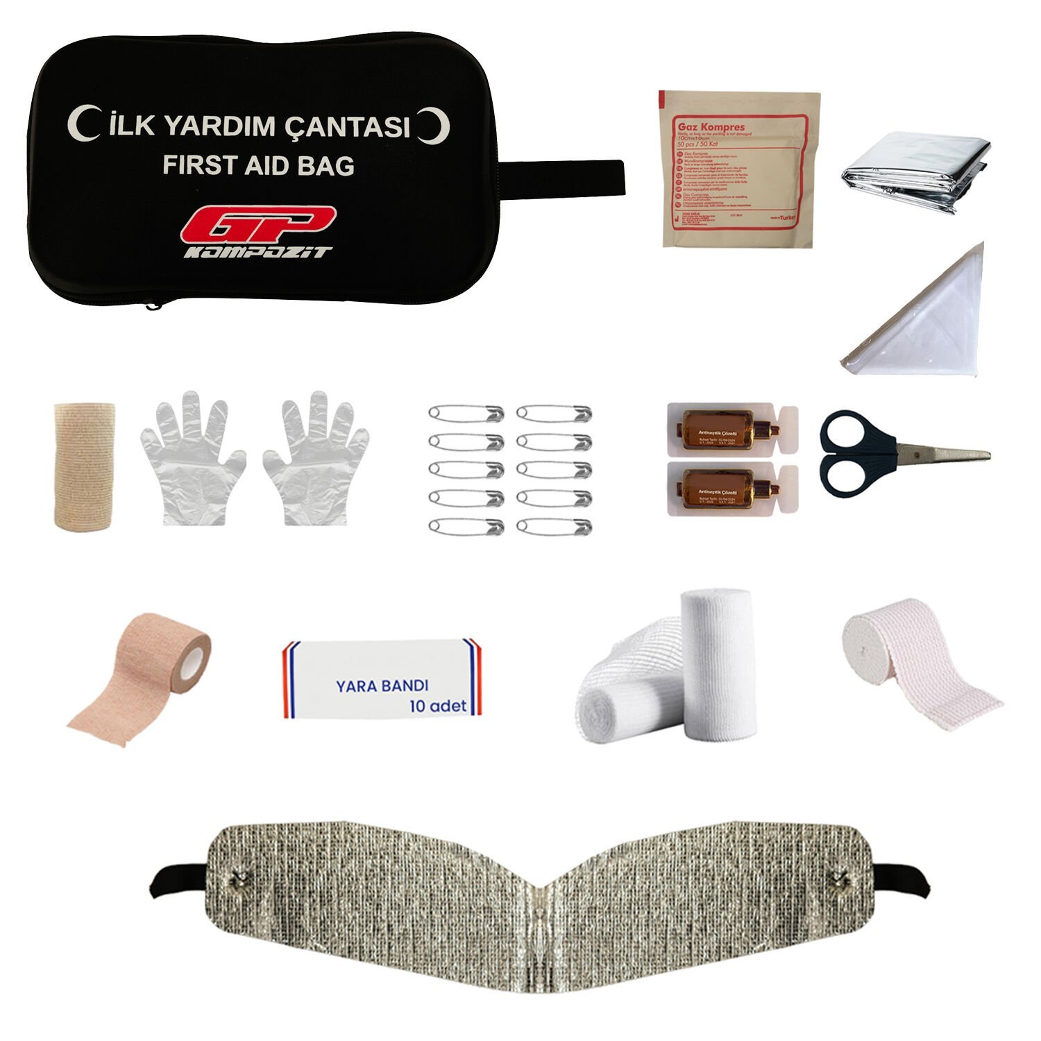 GP Kompozit Motosiklet İlk Yardım Çantası