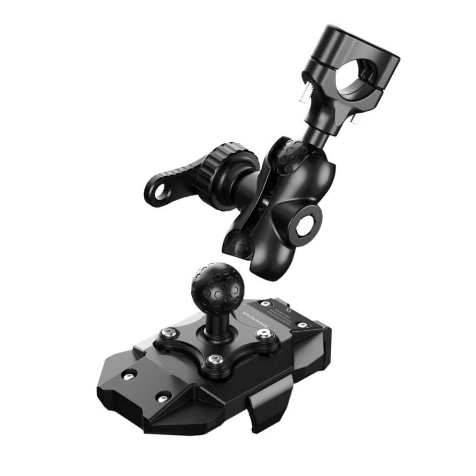 KNMaster TT-880 Titreşim Önleyicili Motosiklet Telefon Tutucu