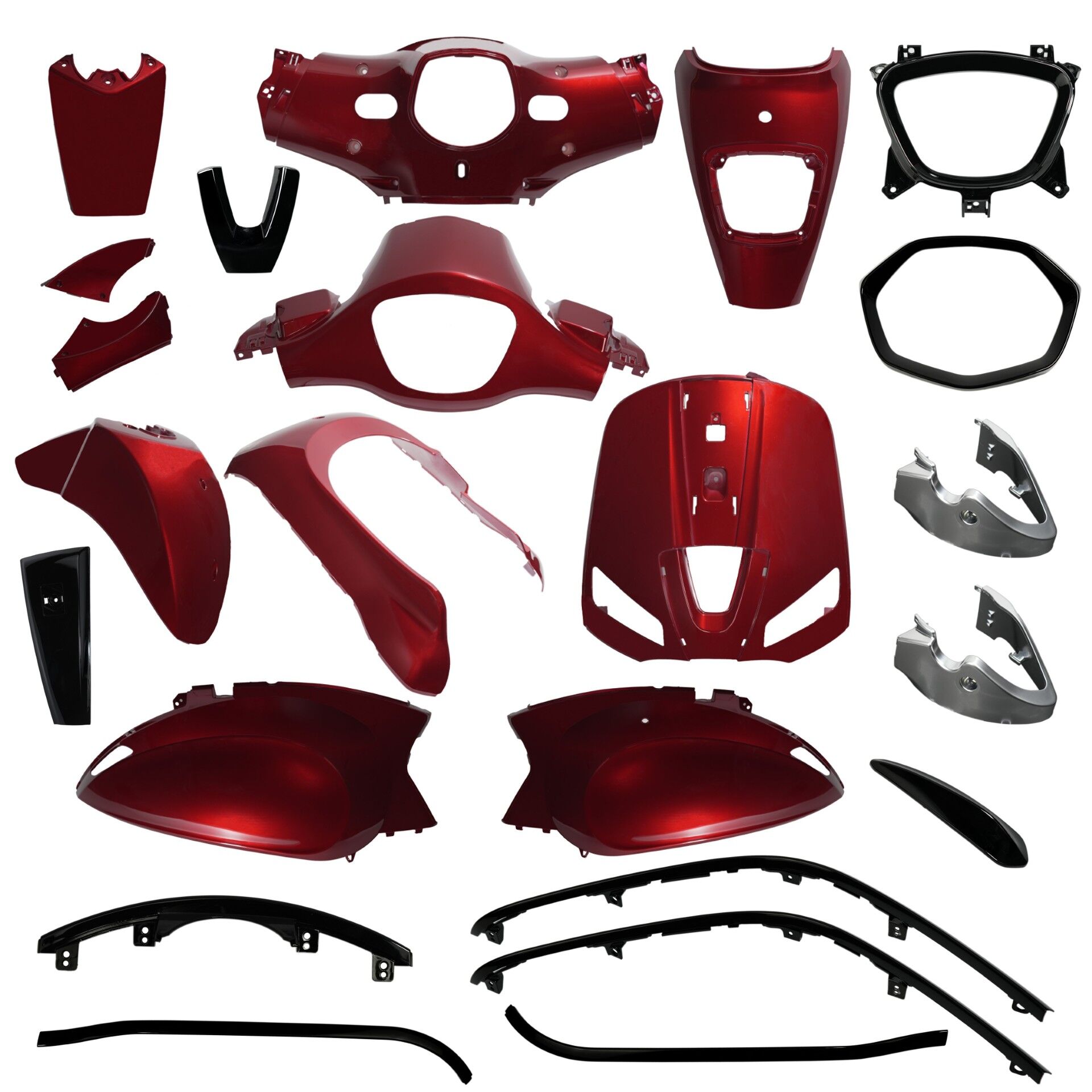 Mondial Wing 50 Kaporta Seti Kırmızı