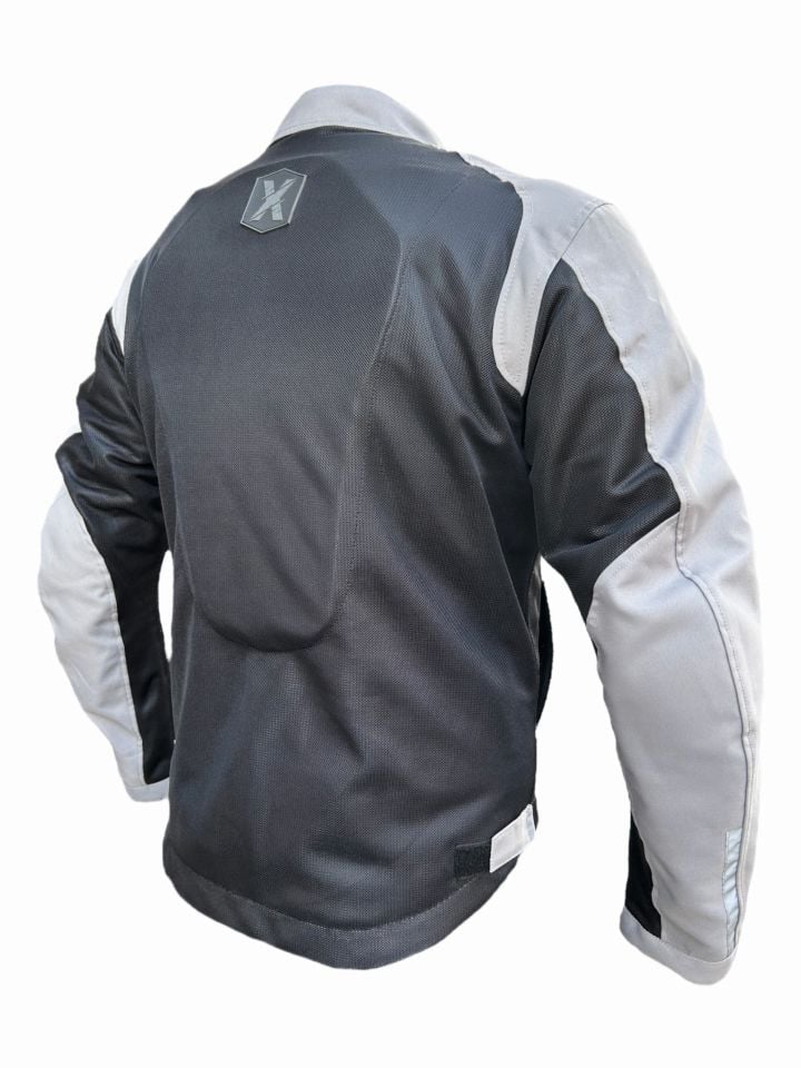 X-Speed Boss Gri Yazlık Motosiklet Montu