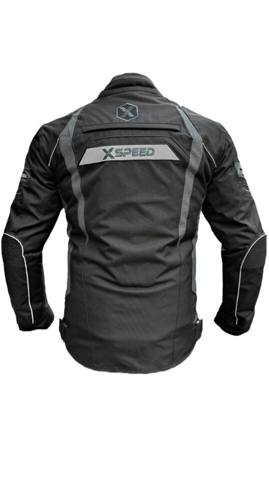 Xspeed Anger 4 Mevsimlik Korumalı Uzun Motosiklet Montu XL