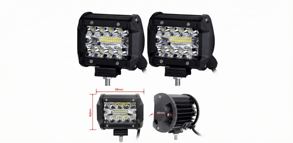 KNMaster Snake 60W Motosiklet Sis Farı Takımı