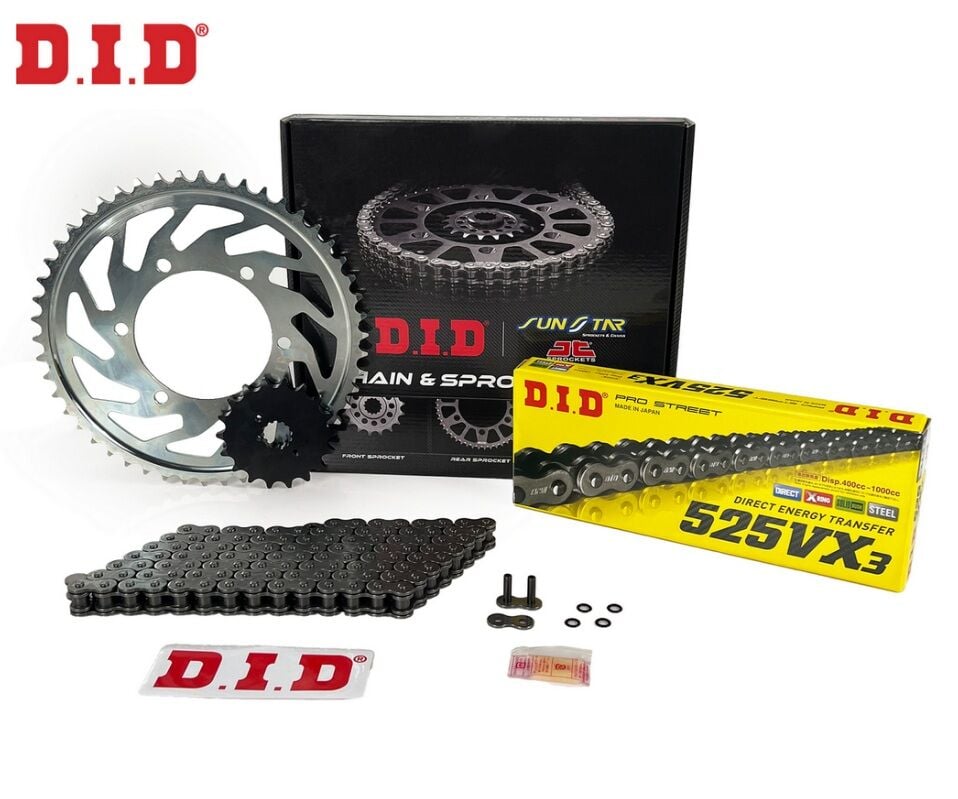 Yamaha MT 07 Zincir Dişli Seti DID 2014-2024