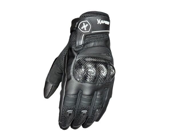 X-Speed Valka Motosiklet Eldiveni Siyah TS EN 13594