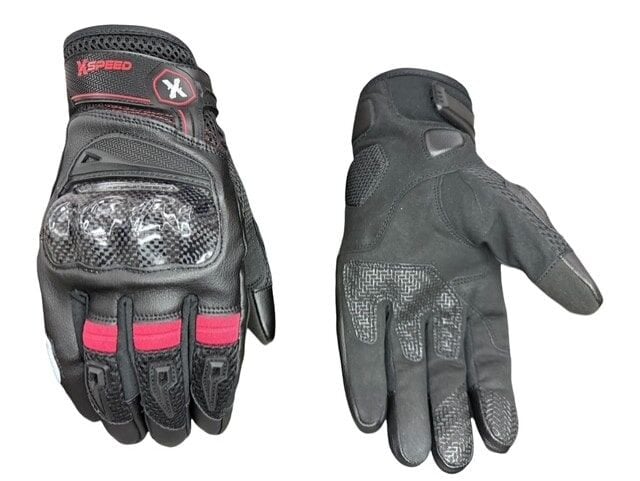 X-Speed Valka Motosiklet Eldiveni Kırmızı TS EN 13594