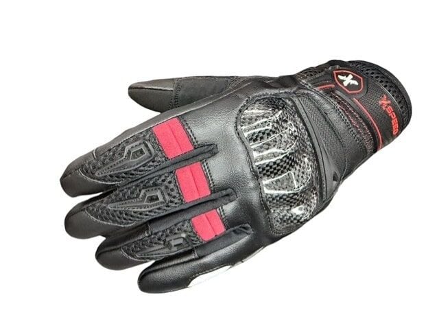 X-Speed Valka Motosiklet Eldiveni Kırmızı TS EN 13594