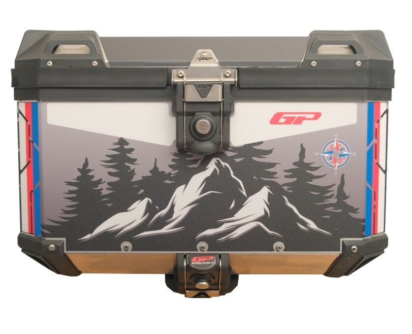 GP Kompozit 45 lt. Alimiyum Motosiklet Çantası  DSN06