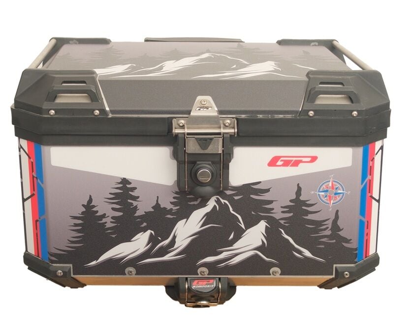 GP Kompozit 45 lt. Alimiyum Motosiklet Çantası  DSN06