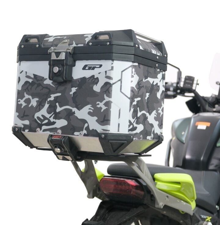 GP Kompozit 37 lt. Aliminyum motosiklet Çantası DSN01