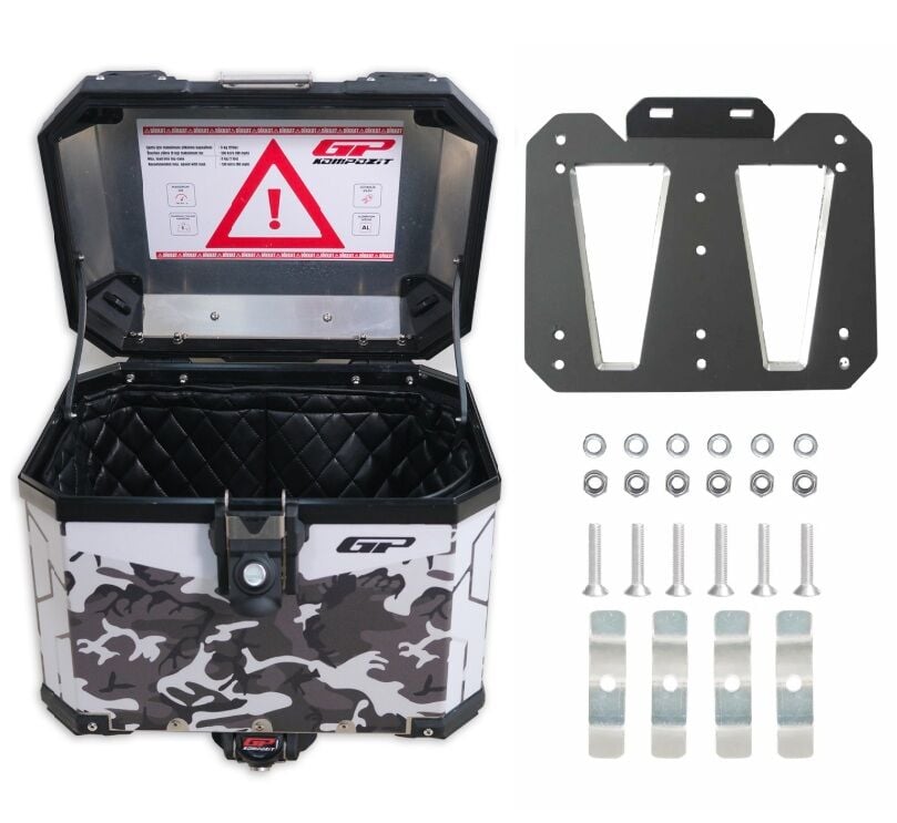 GP Kompozit 37 lt. Aliminyum motosiklet Çantası DSN01