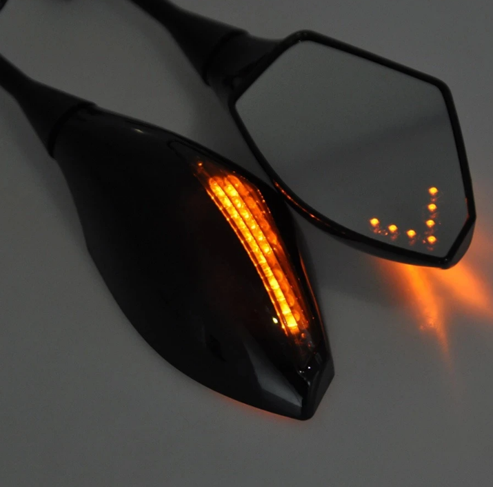 Üniversal Sinyalli Ayna Takımı 10 mm. Siyah