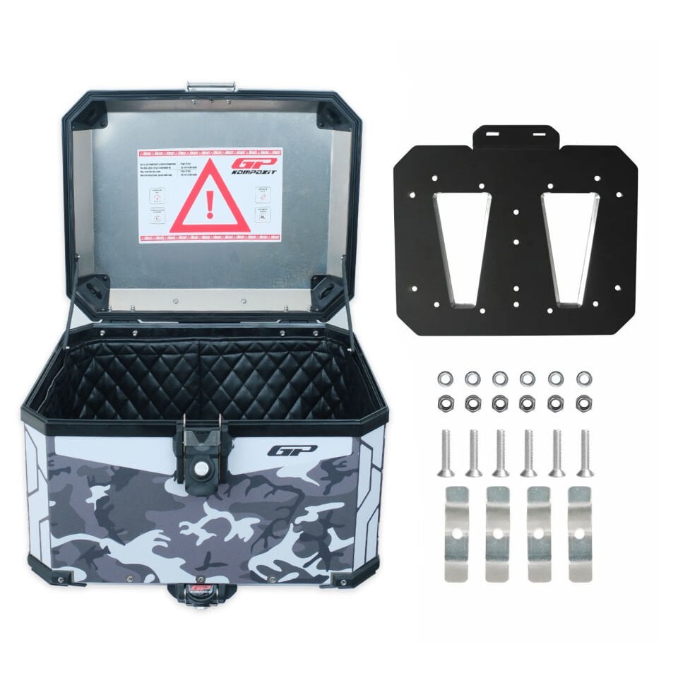 GP Kompozit 57 lt. Aliminyum Motosiklet Çantası DSN01