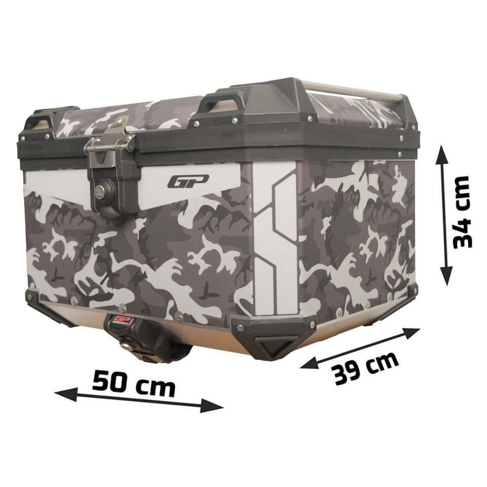 GP Kompozit 45 lt. Aliminyum Motosiklet Çantası DSN01