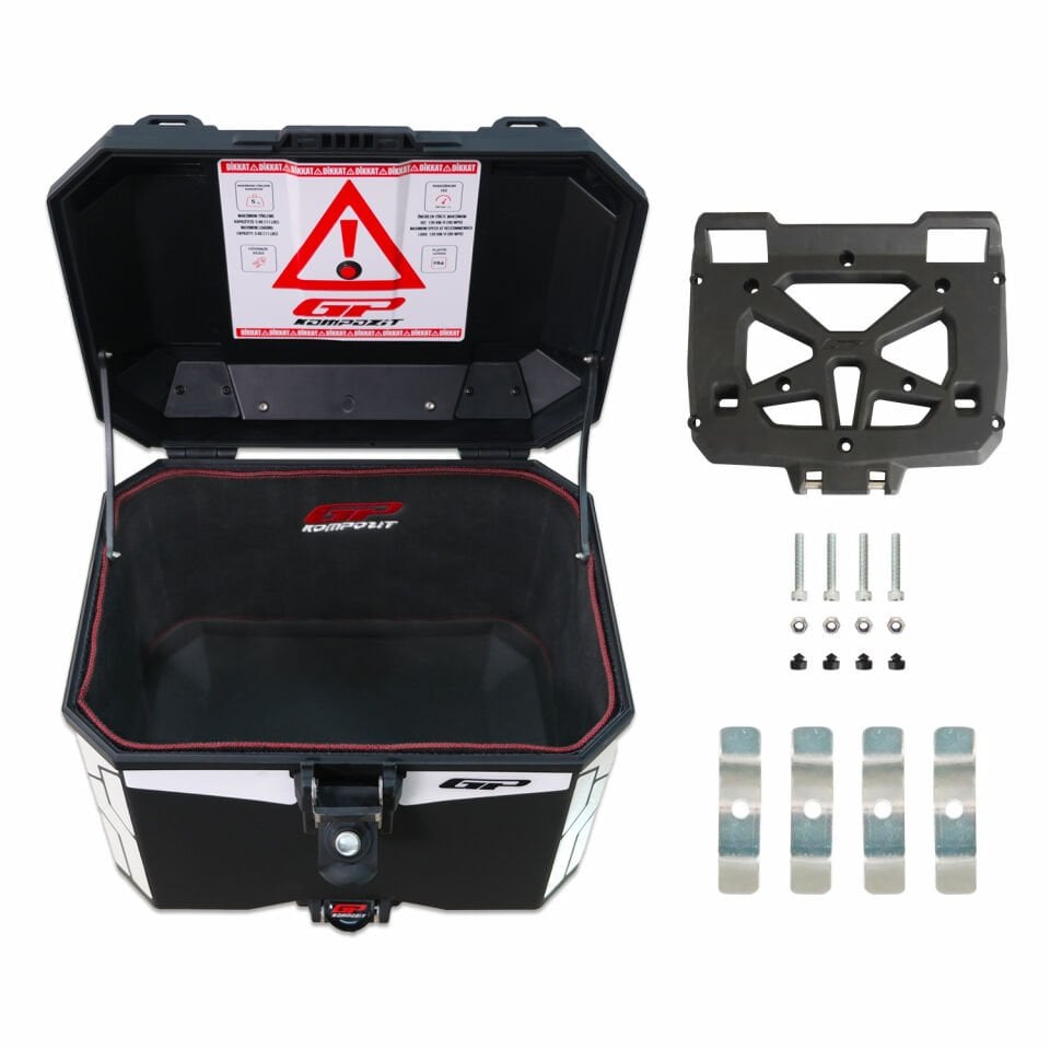 GP Kompozit 33 lt. Plastik Motosiklet Çantası