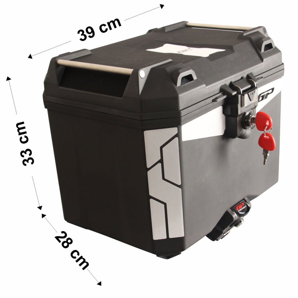 GP Kompozit 33 lt. Plastik Motosiklet Çantası