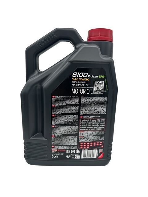 Motul 8100 X-Clean EFE 5W30 Motor Yağı 5 lt.