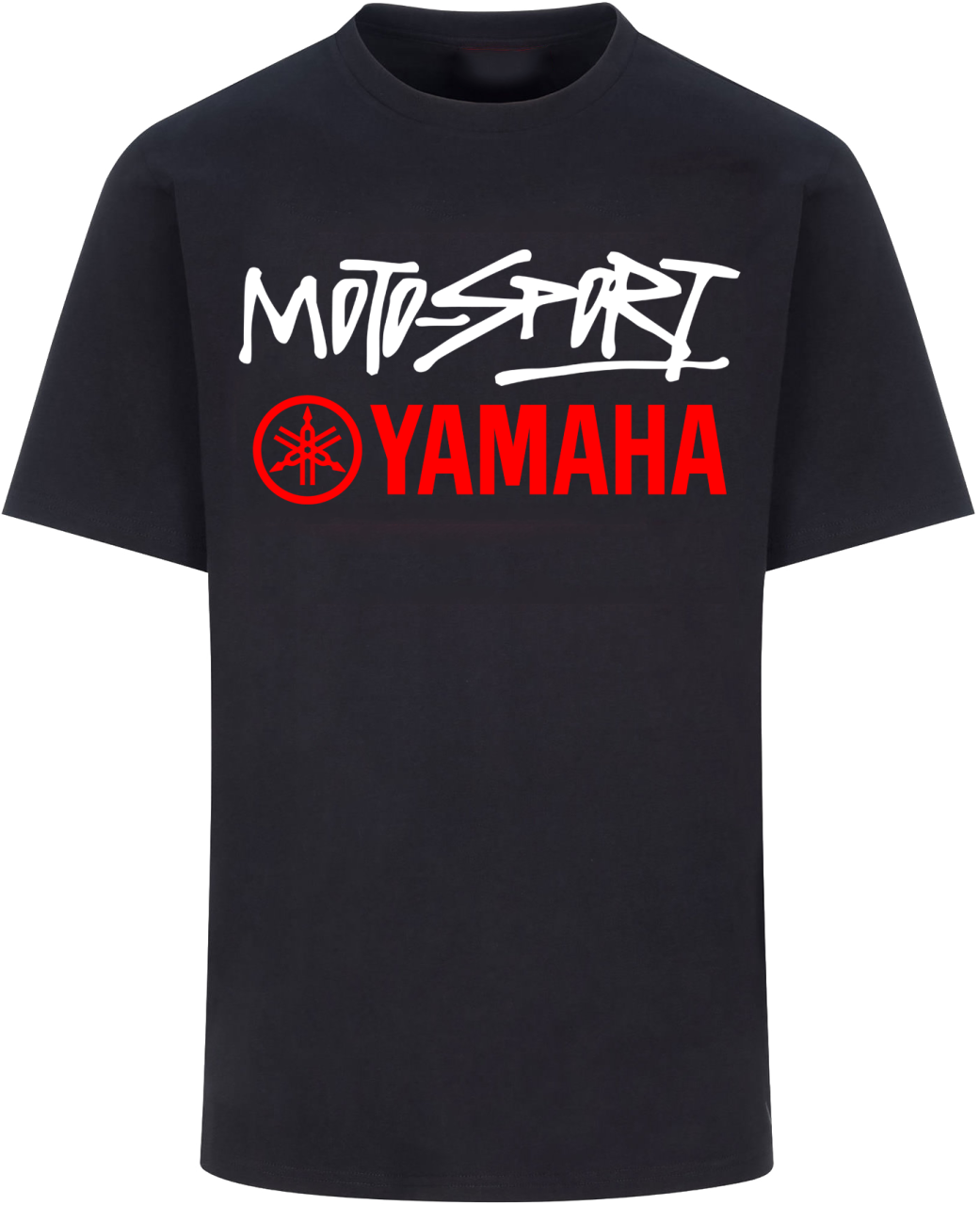Yamaha Motosport Siyah Erkek T-Shirt  % 100 Pamuk