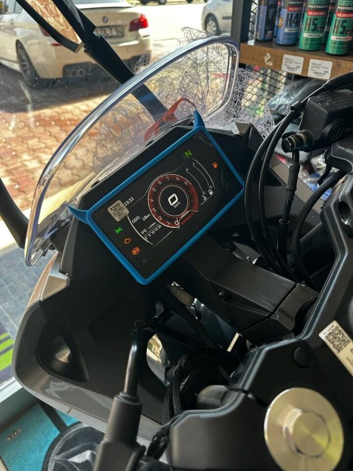CF Moto SR 250 Kilometre Koruyucu Kılıf Mavi