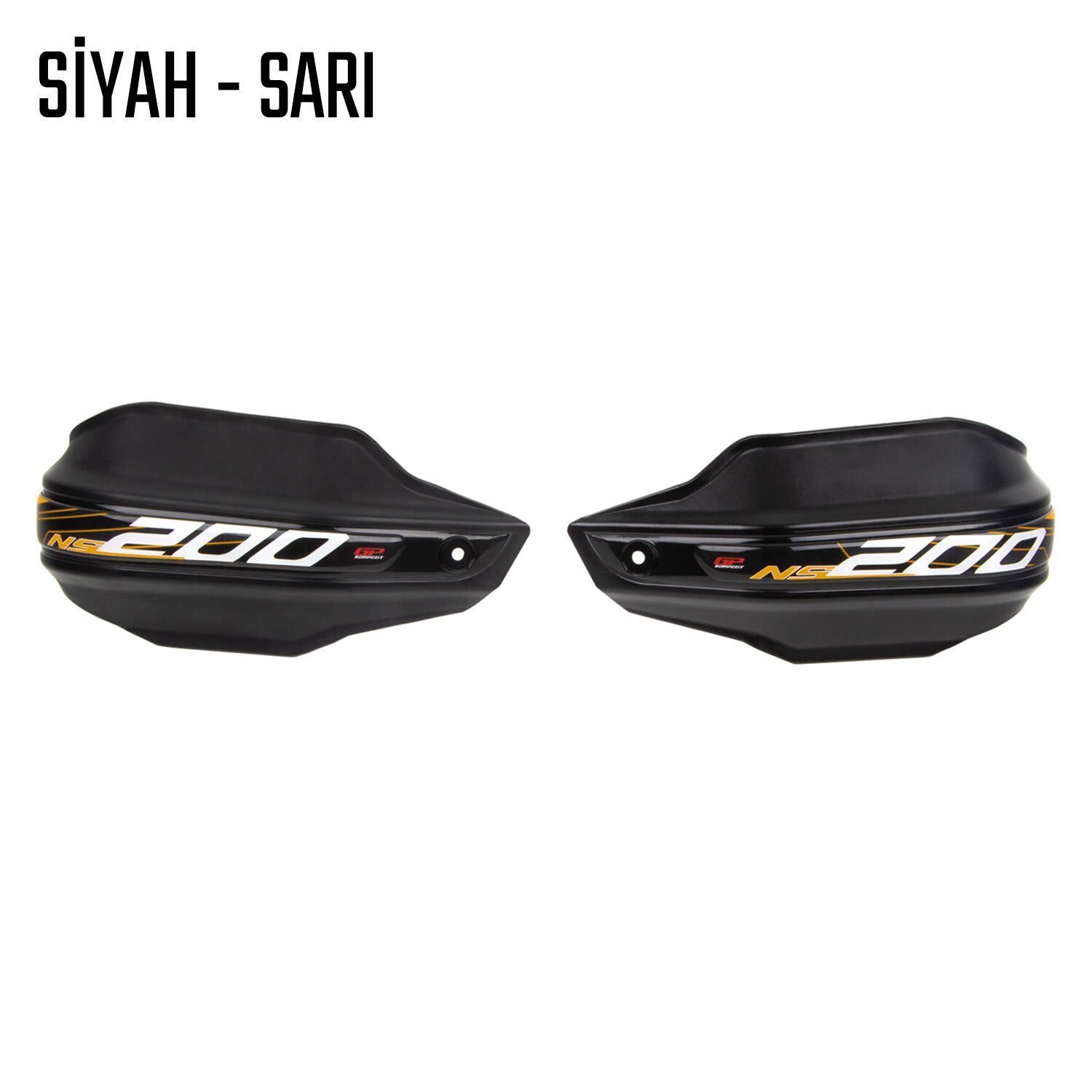 Bajaj Pulsar 200 NS Elcik Koruma Takımı Siyah Sarı
