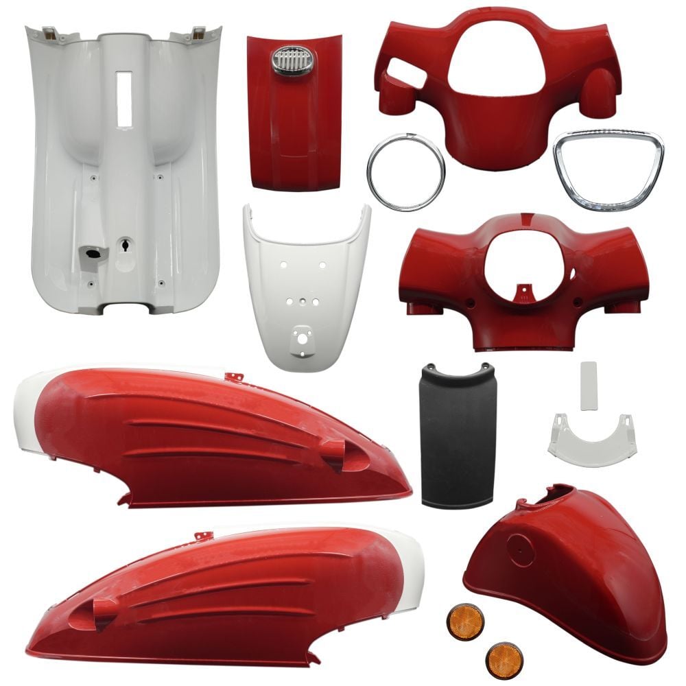 Mondial Turismo Kırmızı Beyaz Kaporta Seti (Eski Model)