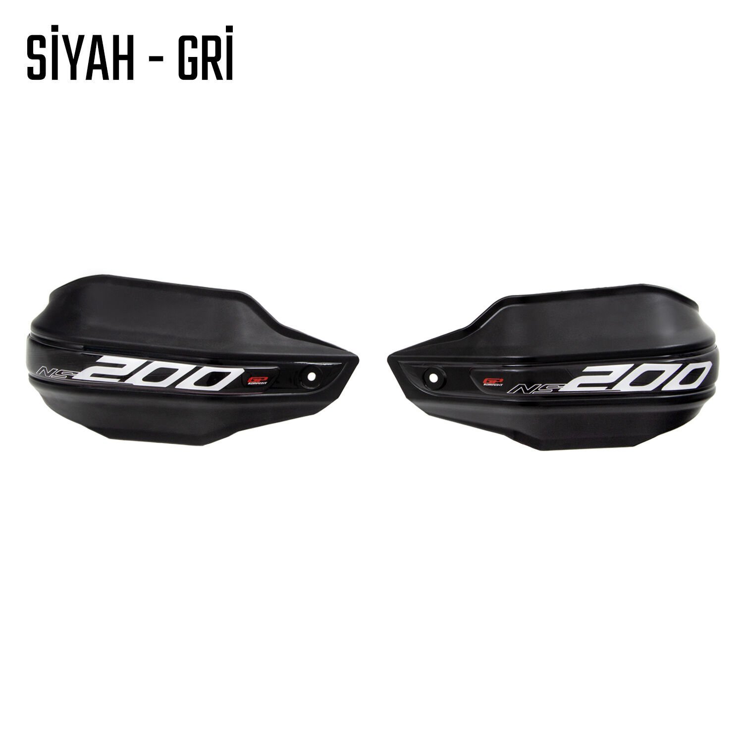 Bajaj Pulsar 200 NS Elcik Koruma Takımı Siyah Gri