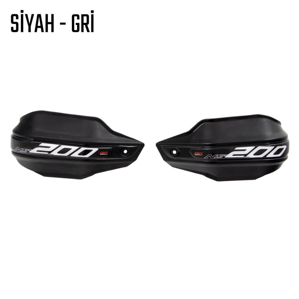 Bajaj Pulsar 200 NS Elcik Koruma Takımı Siyah Gri